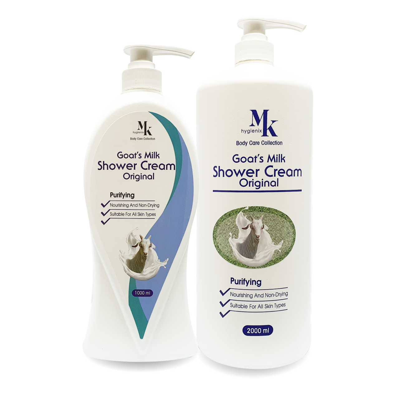 MK hygienix Goat’s Milk Shower Cream Original MK Official